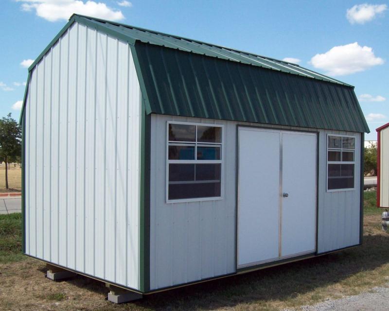 10x16 Metal Side Lofted Barn