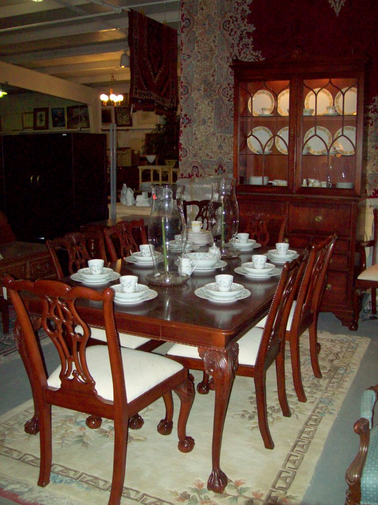 Table/ 8 Chairs/ Hutch